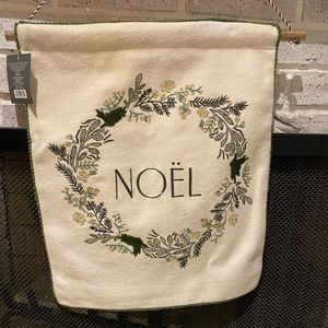 Tapestry wool embroidered wall hanging Noel by Target